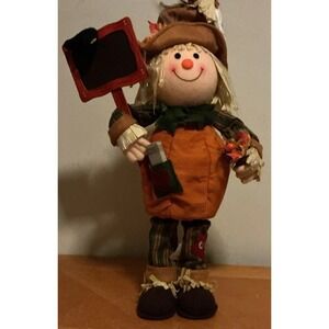 Vintage 2008 Avon Jimmy The Light-Up‎ Scarecrow Door Greeter, NIB